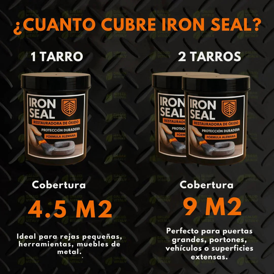 Iron Seal™ 500ml - Sella y Protege el Metal Oxidado + BROCHA DE REGALO!!