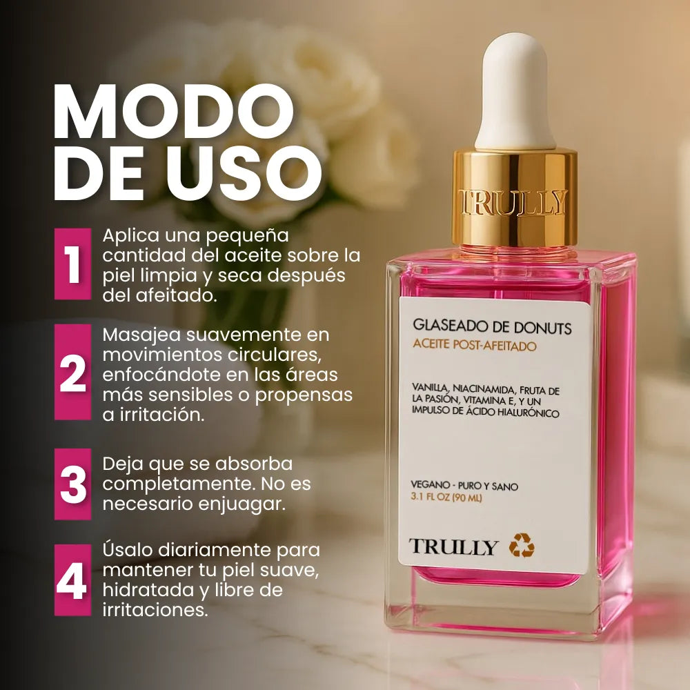 Truly Sérum: Aceite para Después del Afeitado, Mal Olor, Manchas e Irritaciones ✨