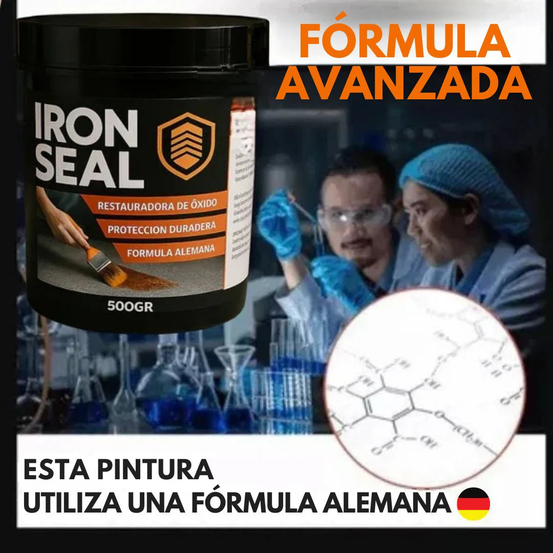 Iron Seal™ 500ml - Sella y Protege el Metal Oxidado + BROCHA DE REGALO!!