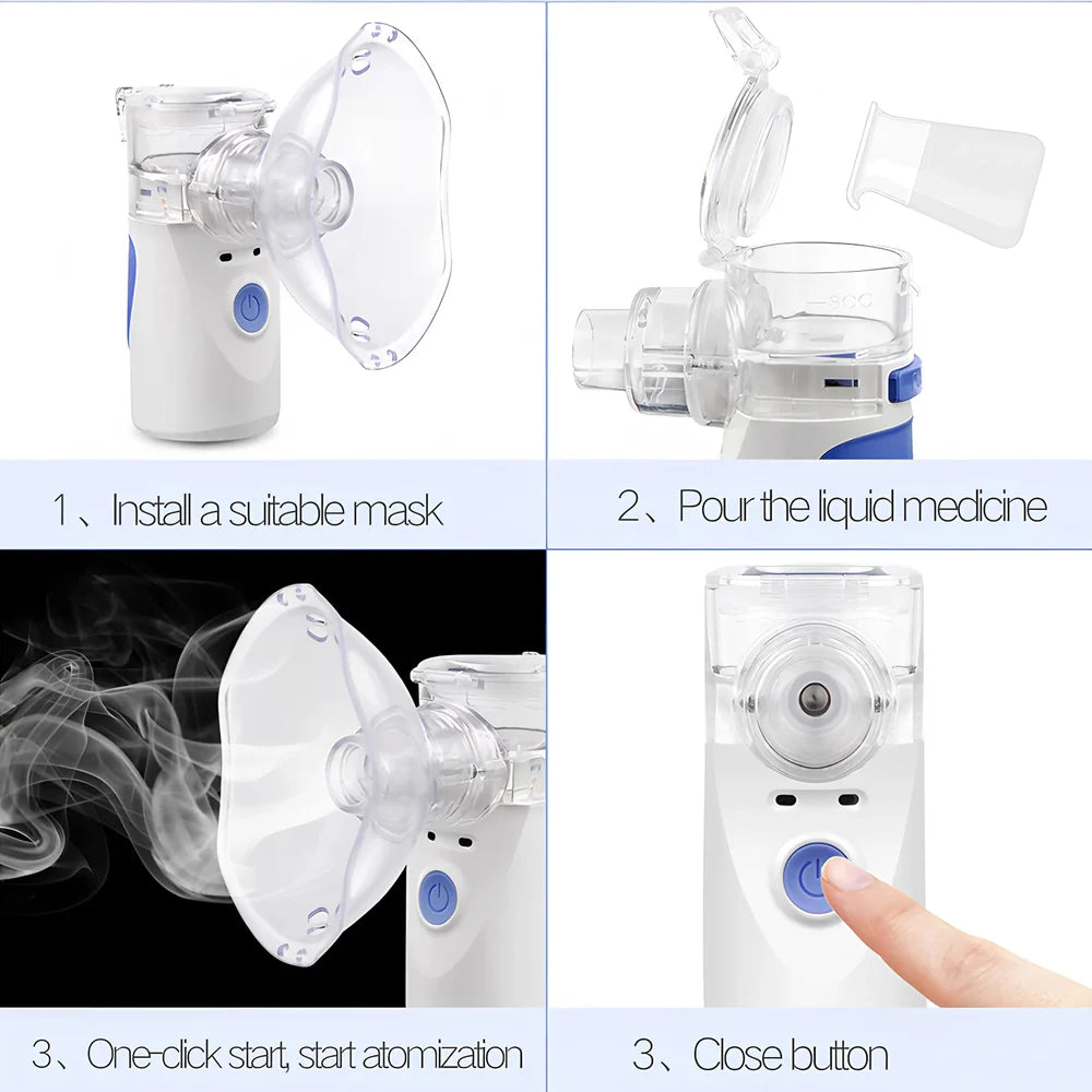 Nebulizador Portátil NebulaCare® - Original Últimas 7 Unidades 🔥