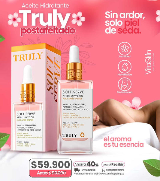Truly Sérum: Aceite para Después del Afeitado, Mal Olor, Manchas e Irritaciones ✨